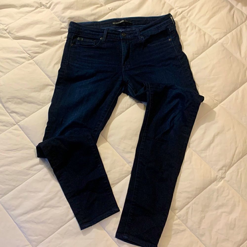 BIG STAR, ANDREA,  mid rise skinny, size 8, near new, cotton/polyester/spandex